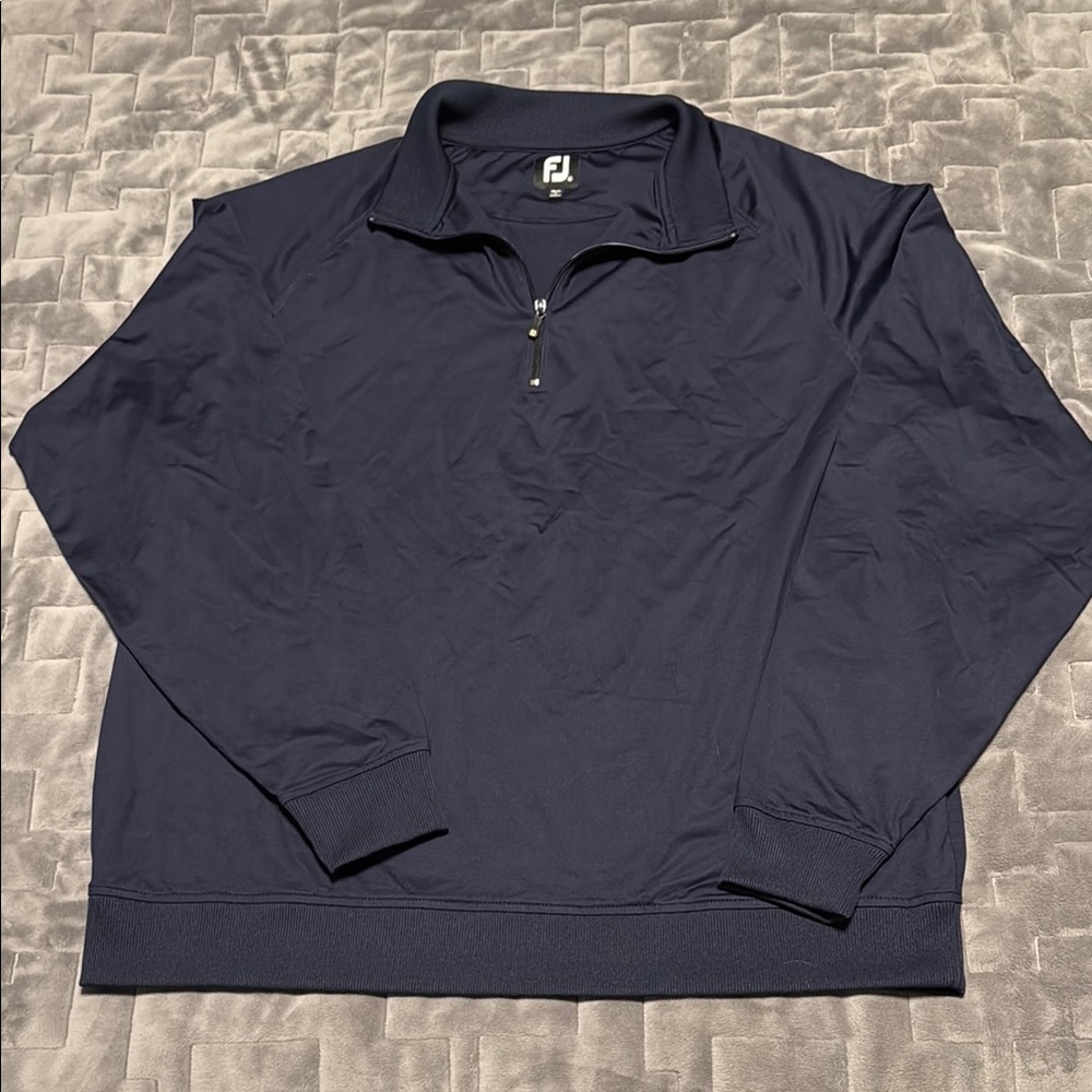 FootJoy Navy Quarter-Zip Pullover